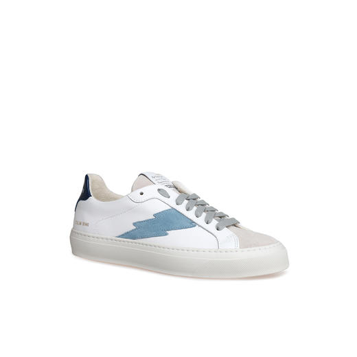 豪麟名鞋STOKTON男鞋休闲鞋牛皮革BLAZE-U蓝色 商品图0