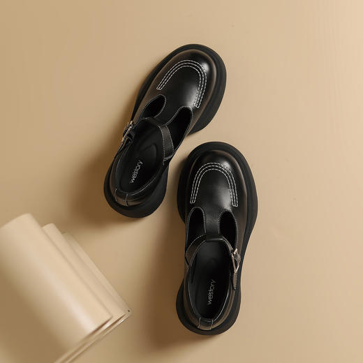 westory2024年秋季新款超轻舒适优雅百搭玛丽珍单鞋W24CE75171 商品图0