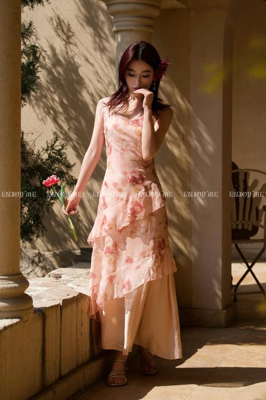 【门店同款】ENJOY春季“绮梦繁花”荷叶层层连衣裙 161948695 商品图14