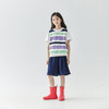 【代发】女款彩色条纹背心 棵初童装撞色针织背心马甲女童叠穿彩色条纹坎肩 商品缩略图1