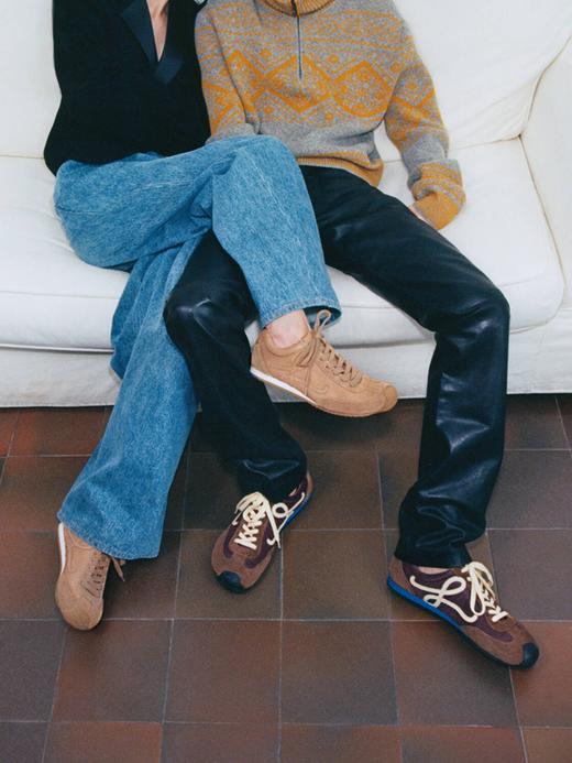 现货 THS-限时 loe家 情侣款 Ballet Runner2.0复古运动鞋 德训鞋 5色 QZ102 商品图4