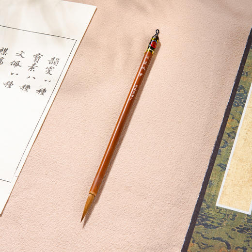 90年代安徽泾县宣笔厂精制“北狼线笔” 商品图0