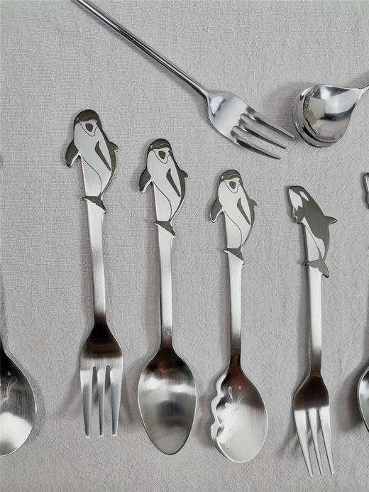 日本进口高桑金属企鹅小叉子 商品图1
