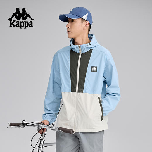 Kappa卡帕背靠背2025新款户外运动防风衣男防泼水外套抗静电夹克K0F32FJ71 商品图1