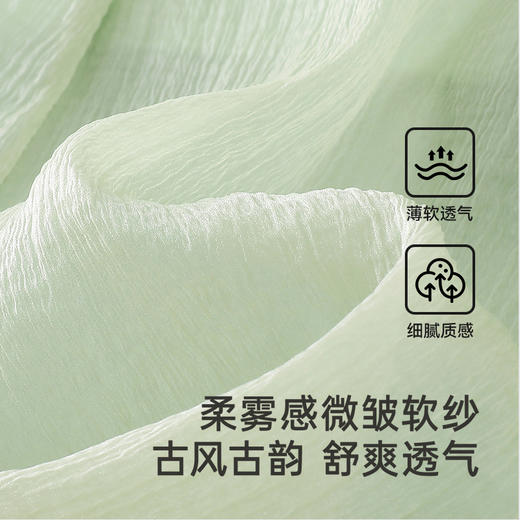 英氏女童连衣裙春夏短袖新国风女宝连衣裙纯棉透气裙子2025新款 商品图1