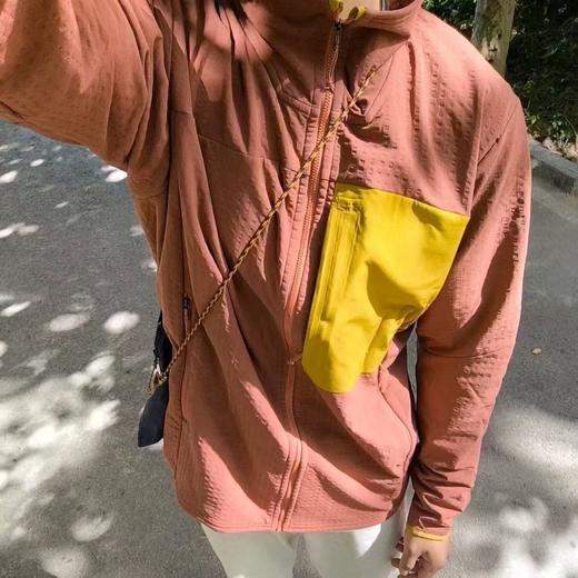 2025春秋季户外轻便情侣长袖中间层外套/男女时尚方格立领撞色上衣！ 商品图1