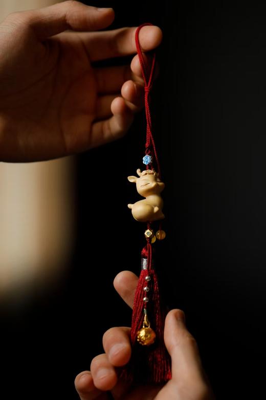 一路平安°黄杨木挂件 商品图4