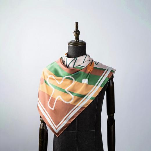 溪水边AMEN丝巾女春夏季薄款（整套才有丝巾扣） 商品图1