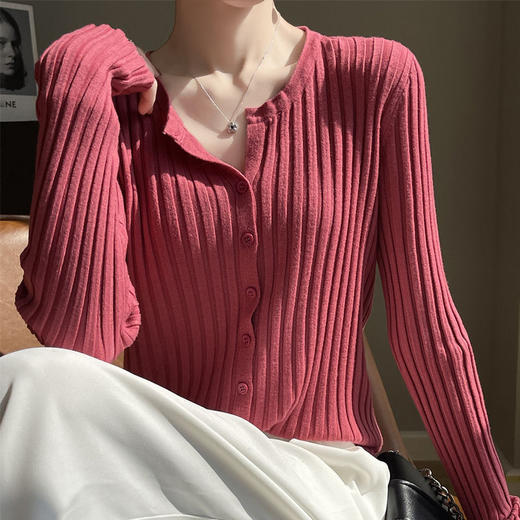 【刚需款】坑条针织开衫 商品图8