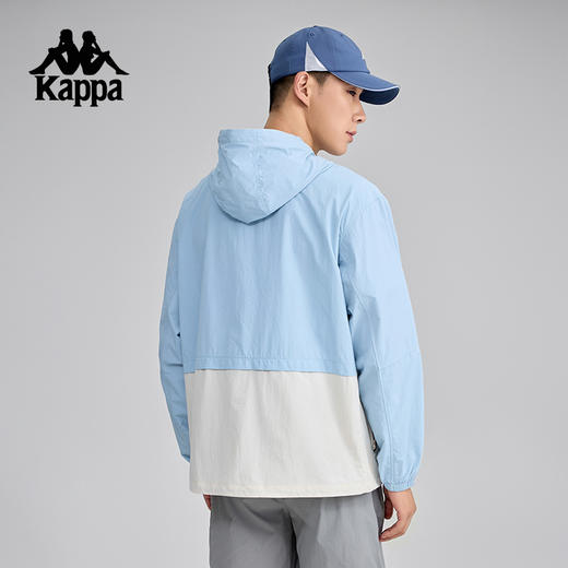 Kappa卡帕背靠背2025新款户外运动防风衣男防泼水外套抗静电夹克K0F32FJ71 商品图3