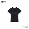 N°28 2025春夏新款条纹短袖T恤休闲时尚圆领上衣895131T004 商品缩略图2