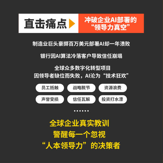AI领导课：企业数智化转型的9项关键行动 Deepseek时代AI数字化具身智能人工智能企业战略目标增长共赢企业经管书籍 商品图1