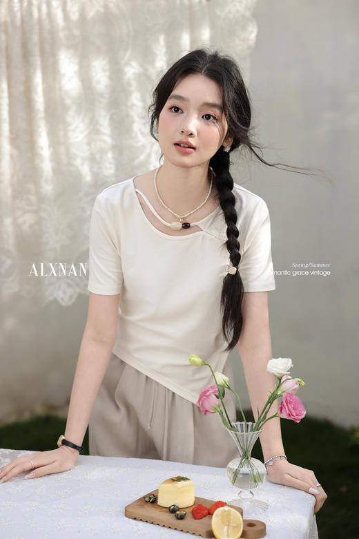 鹿向南  「灵韵时光」T恤 商品图5