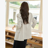 经典简约金属扣子装饰宽肩西装外套女早春通勤风西服上衣V3342354 商品缩略图4