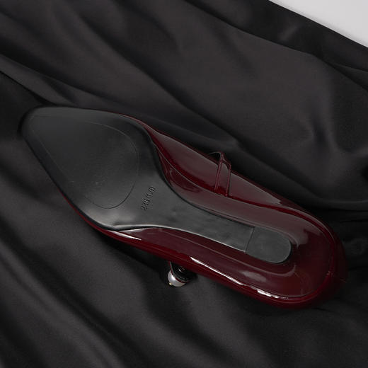 BESSIEIE时尚一字带跟鞋气质玛丽珍单鞋 商品图2