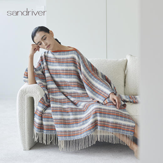 羊绒流苏斗篷SJF97P741N 商品图4