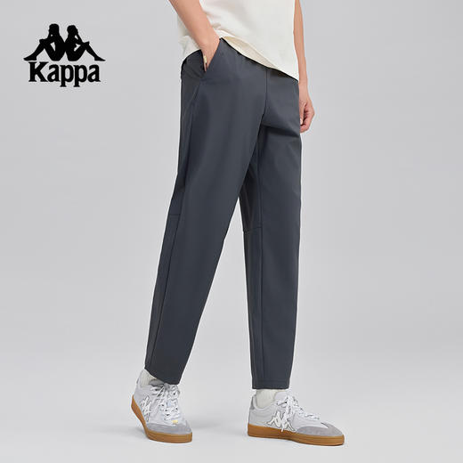 Kappa卡帕背靠背运动裤男士新款防泼水休闲裤直筒弹力裤跑步长裤K0F32AY59 商品图2