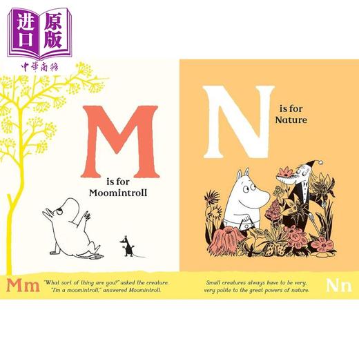 【中商原版】姆明ABC 插图字母书 The Moomin Abc An Illustrated Alphabet Book 英文原版 儿童卡通动画 亲子早教 进口童书 商品图4