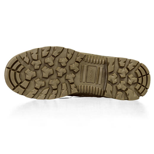 【1000D防泼透气耐磨尼龙 头层牛皮】侦察兵防滑耐磨高帮战术靴（黑色/狼棕色）ds（dq） 商品图2