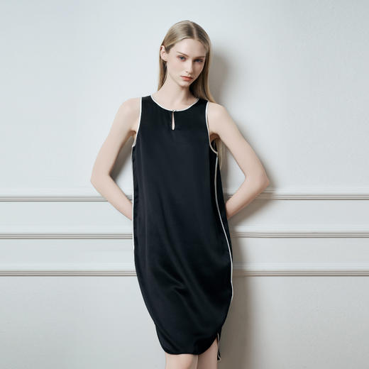 Solo seta22姆米女士真丝睡裙桑蚕丝纯色性感家居服2025秋季轻奢 商品图4