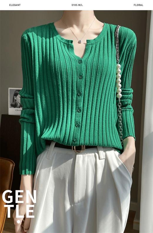 【刚需款】坑条针织开衫 商品图2