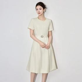 【高货wl】全新升级【铂金会员349/天猫469/差价120】(05824) 洛诗琳雅致重工钉珠亮片烫银时尚名媛气质女春款连衣裙