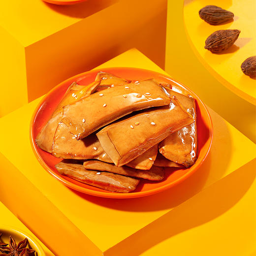 张飞传人手磨豆干（五香味）148g 商品图2