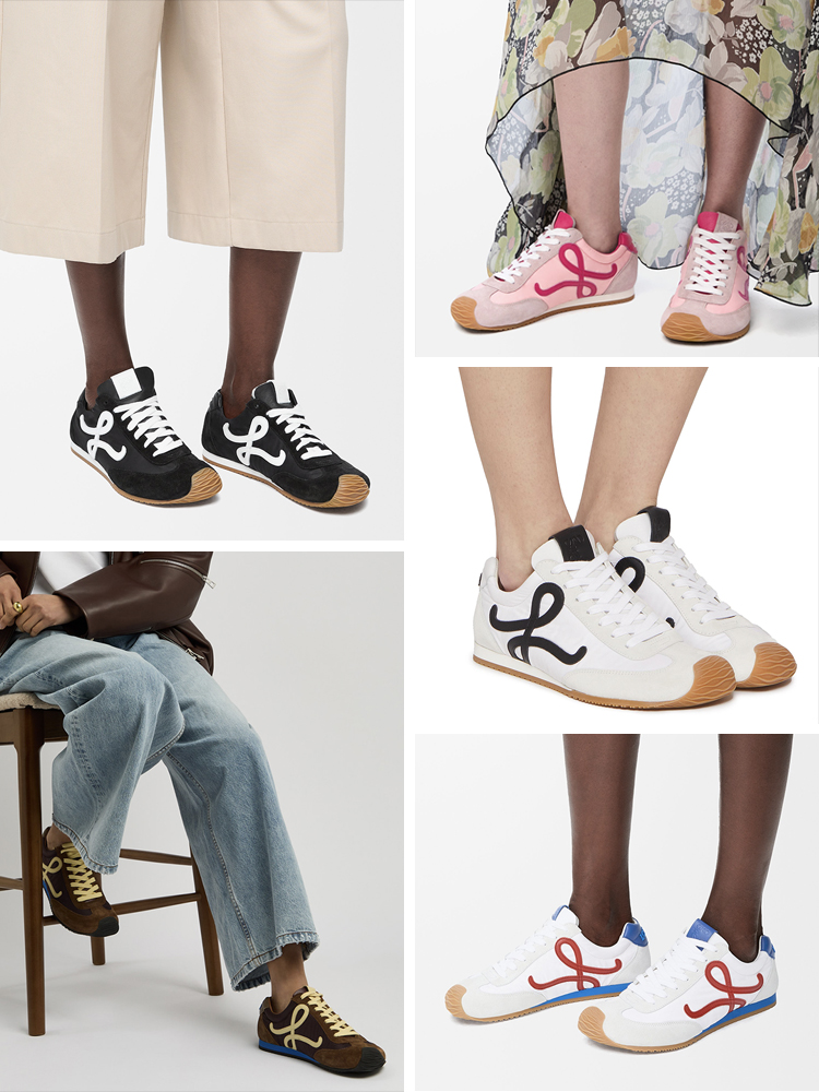 现货 THS-限时 loe家 情侣款 Ballet Runner2.0复古运动鞋 德训鞋 5色 QZ102