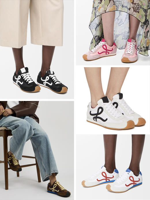 现货 THS-限时 loe家 情侣款 Ballet Runner2.0复古运动鞋 德训鞋 5色 QZ102 商品图0