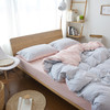 丁摩 天竺棉被套单件 全棉针织百隆色纺无印日式条纹纯棉学生宿舍被罩5ZF-3106 商品缩略图7