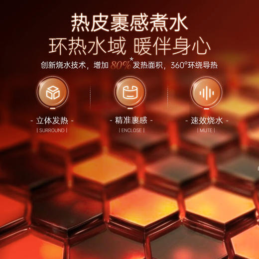 摩飞电热水壶保温一体双层 MR6071 1.5L 轻奢蓝 商品图3