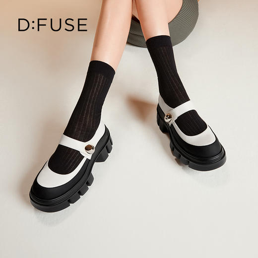 DFuse迪芙斯2025春新款玛丽珍鞋女百搭女鞋DFD1111110 商品图3