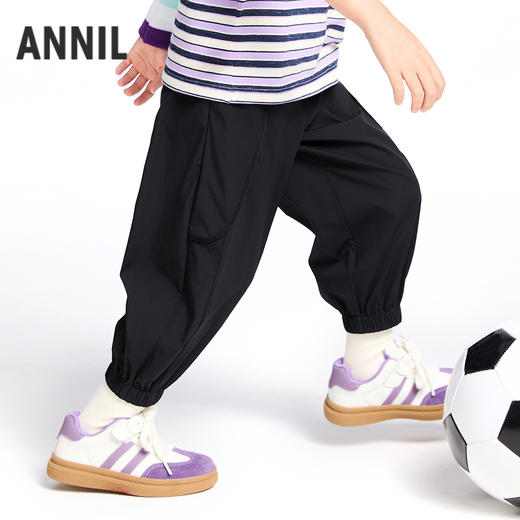 男女童全腰梭织单裤防蚊裤夏季新款安奈儿童装实体店同款XM526630 商品图1