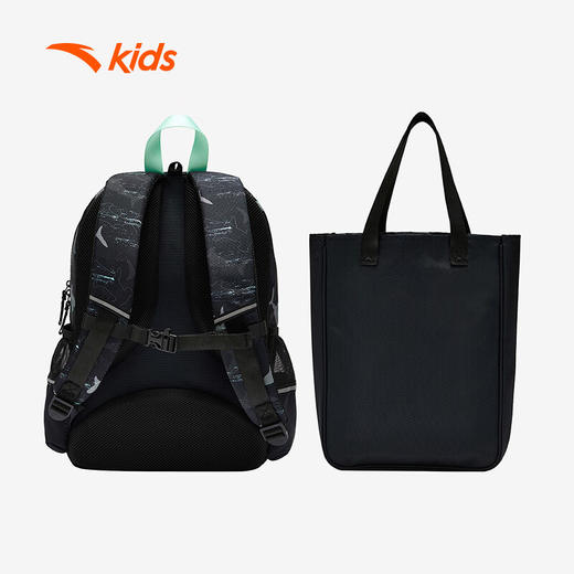 安踏安踏儿童书包男大童防泼水生活系列双肩背包附袋392528159 商品图1