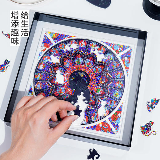 TOi图益-异拼乐系列-亚克力教堂猫摆台 商品图5