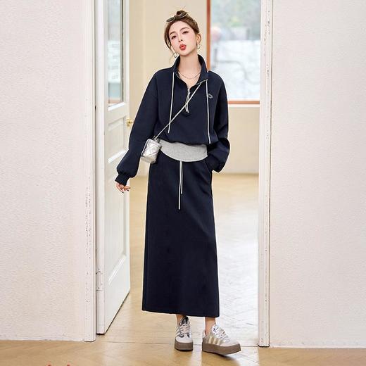 欧货洋气卫衣套装裙，超火休闲一整套减龄开春穿搭ootd潮HR-YRX9212 商品图2