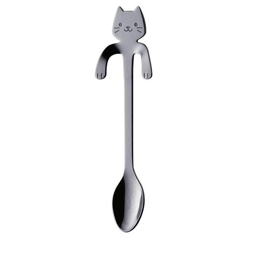 日本进口高桑金属咖啡匙 黑猫 商品图0