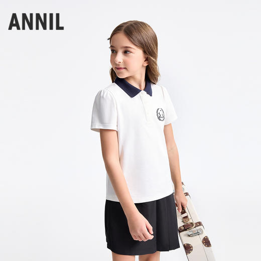 女童短袖针织衫夏季新款安奈儿童装EG521187 商品图2