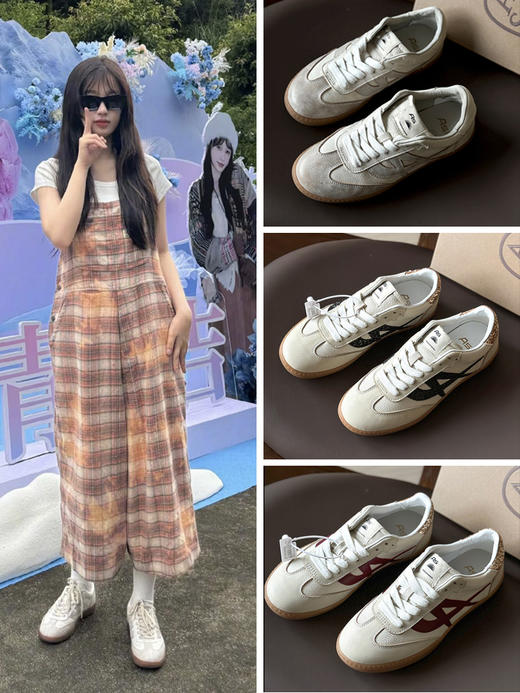 现货 THS-限时 AS家 女士 经典德训鞋运动鞋 头层牛皮鞋 3色 BZ1234 商品图0