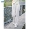 NUTS春秋新品纯色时尚优雅气质宽松遮肉百搭长裤女422072251 商品缩略图3