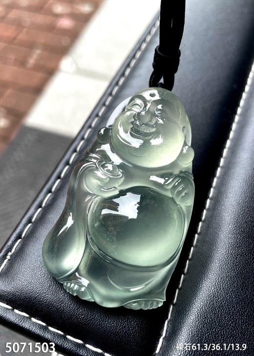 玻璃种布袋佛挂坠【5071503】具体价格微信咨询 商品图2