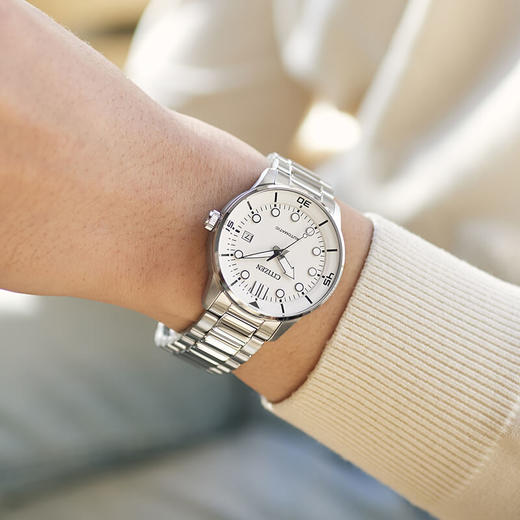 西铁城/CITIZEN机械机芯日历夜光防水商务时尚男表NJ0191-83A 商品图5