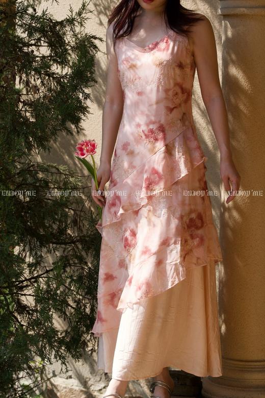 【门店同款】ENJOY春季“绮梦繁花”荷叶层层连衣裙 161948695 商品图4