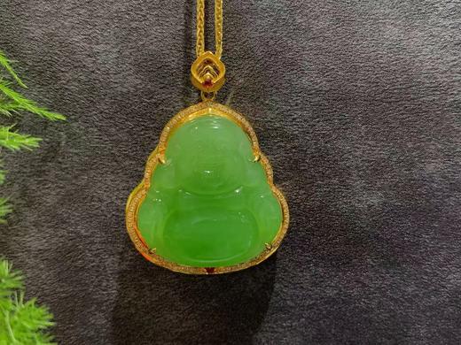 【御珠宫坊】金镶碧玉佛 商品图0