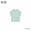 N°28 ‘卢浮宫’2025春季新款休闲百搭纯色短袖女士气质短款T恤895131T308 商品缩略图3