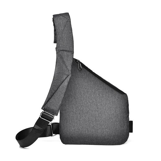 新款时尚户外运动胸包男士通勤单肩包大容量多层便携斜挎包 商品图4