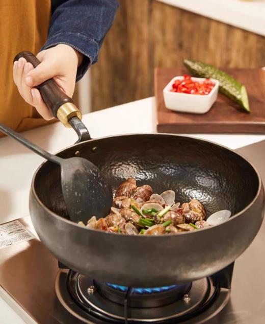 泊杜·窒化锤纹大肚铁锅 商品图6