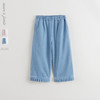 马克珍妮女童元气花边轻薄牛仔裤儿童直筒裤2025年春夏新款550832 商品缩略图0