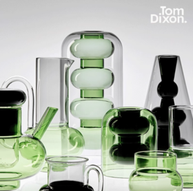 TomDixon轻奢手工硼硅玻璃水壶杯子高级感轻奢高颜值简约花瓶BUMP