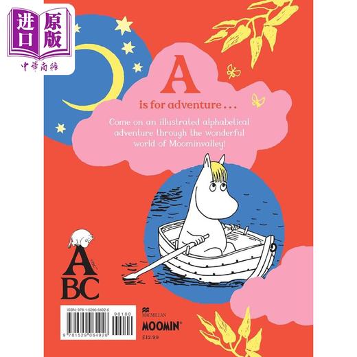 【中商原版】姆明ABC 插图字母书 The Moomin Abc An Illustrated Alphabet Book 英文原版 儿童卡通动画 亲子早教 进口童书 商品图1